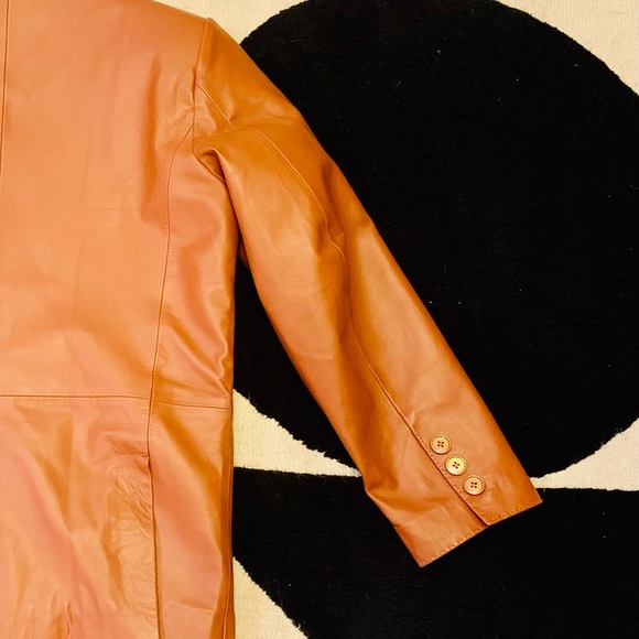 NEOT Zayn Carmel Leather Jacket Size Medium - Picture 11 of 16